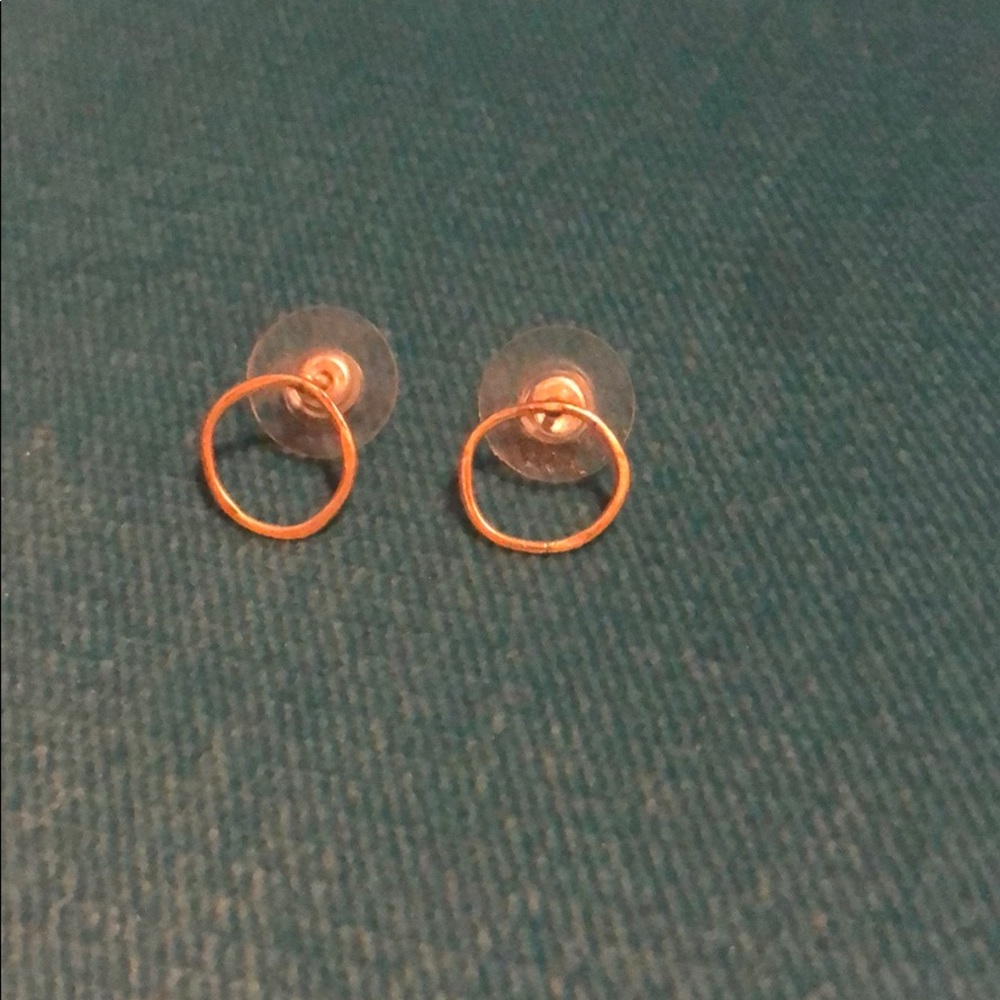 Artist-made circle studs